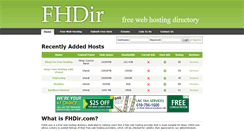 Desktop Screenshot of fhdir.com