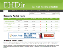 Tablet Screenshot of fhdir.com